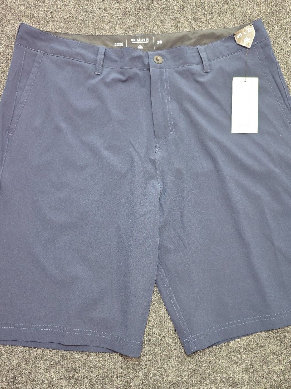 Quiksilver Solid Amphibian 24 Men’s Shorts 38x21 Navy Hybrid Quick Dry AOWYS0374